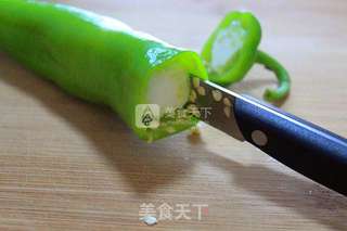 虎皮尖椒的做法步骤:3