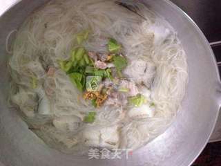豆腐鱼米粉汤的做法步骤:5