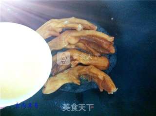 西兰花扣鹅掌的做法步骤:8