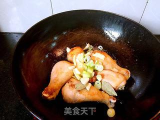 红烧鸡腿的做法步骤:7