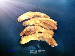 西兰花扣鹅掌的做法步骤:7