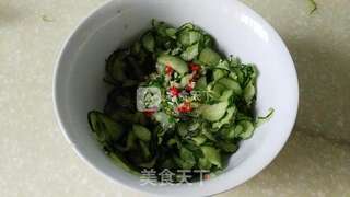葱油黄瓜的做法步骤:6