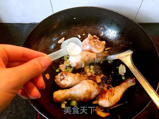 红烧鸡腿的做法步骤:9