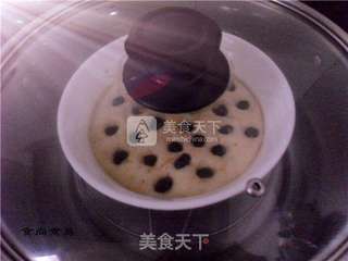 南瓜葡萄干发糕的做法步骤:11