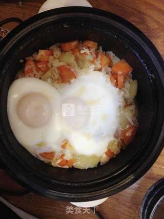 白小厨—【电饭煲焖土豆胡萝卜咸饭】的做法步骤：6
