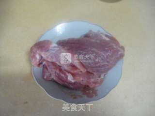 薄荷桂花肉的做法步骤:2