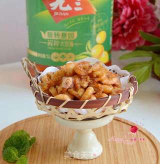 油煎小海虾的做法步骤:6