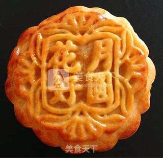 莲蓉蛋黄月饼的做法步骤:21