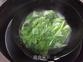 蒜香菜心的做法步骤:5
