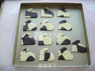 小花兔饼干的做法步骤:8