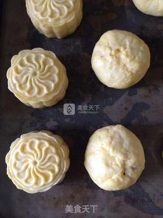 黄金流沙月饼的做法步骤:3