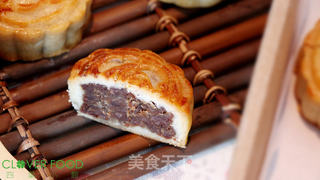 【四叶小馆】玫瑰云腿月饼的做法步骤:23