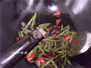 香干四季豆的做法步骤:8
