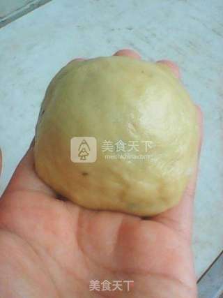 花生芝麻馅月饼的做法步骤:12