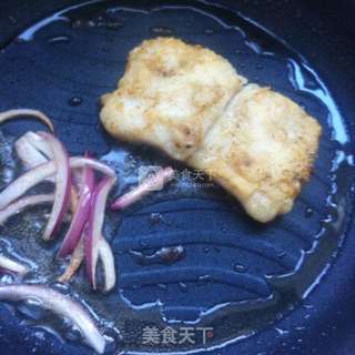 黑椒龙利鱼排的做法步骤:6
