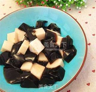 仙草杏仁黑白豆腐的做法步骤:13
