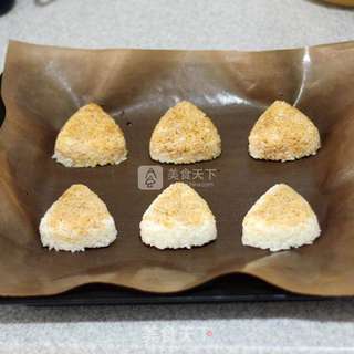 烤出独特美味-----酱油烤饭团的做法步骤:5