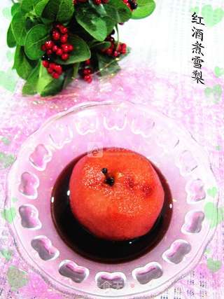 红酒煮雪梨的做法步骤：5