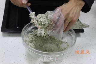 黑芝麻曲奇饼干的做法步骤:7