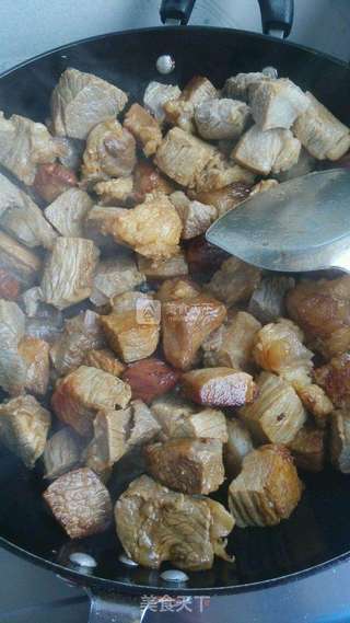 冰糖红烧牛肉牛尾的做法步骤:9