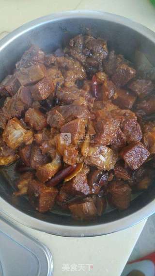 冰糖红烧牛肉牛尾的做法步骤:14