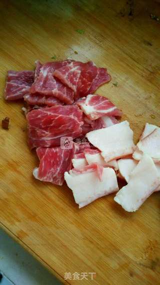香干炒肉的做法步骤:6