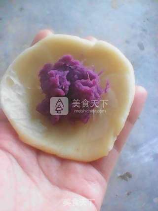 紫薯老婆饼的做法步骤:12