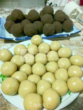 绿豆沙月饼的做法步骤:6