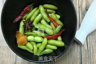 经典小食--五香毛豆的做法步骤:7