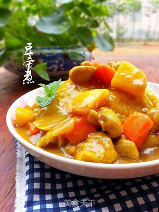 咖喱鸡肉饭的做法步骤:12