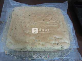 高粉黑芝麻蛋糕卷的做法步骤：15