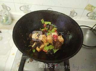 孜然鱼豆腐的做法步骤:8