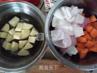 咖喱鸡肉饭的做法步骤:3