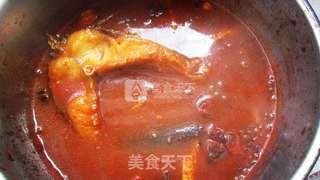 金黄麻辣熏鱼的做法步骤:4