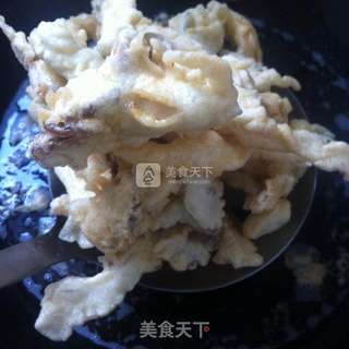 酥炸平菇的做法步骤:6