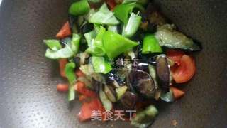 少油版烧茄子的做法步骤:7