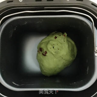 蔓越莓抹茶吐司的做法步骤:8