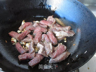 芦笋炒牛肉的做法步骤:8
