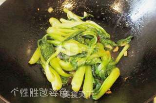 蒜香青菜的做法步骤:6