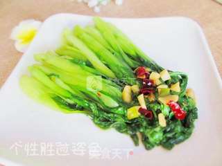 蒜香青菜的做法步骤:8