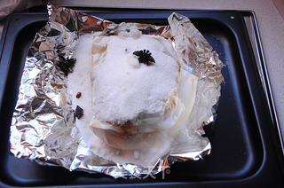 美味盐焗鸡的做法步骤:7