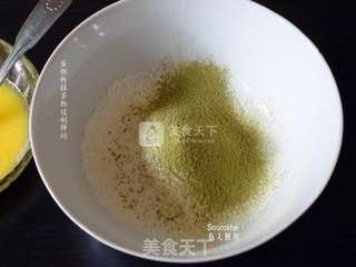 栗子抹茶蛋糕的做法步骤:5