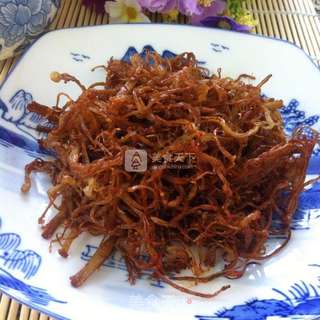 香煎孜然金针菇的做法步骤:6