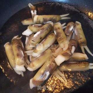 爆炒海蛏的做法步骤:2