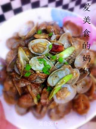 爆炒花蛤的做法步骤:7