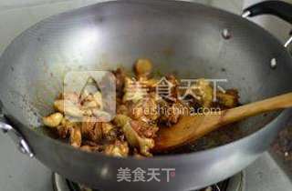 玉米三杯鸡的做法步骤:7