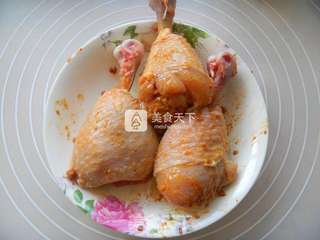 黄金鸡腿的做法步骤:4