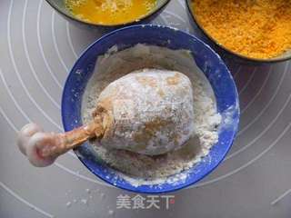 黄金鸡腿的做法步骤:6