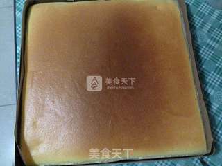 原味蛋糕卷的做法步骤:8