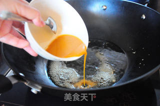 荤素搭配---浇汁荔枝丸子的做法步骤:7